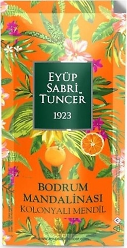 Eyüp Sabri Tuncer Bodrum Mandalinası Kolonyalı Mendil 50'li (küçük Boy)
