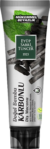 Eyüp Sabri Tuncer Doğal Bambu Aktif Karbonlu Beyazlatıcı Florürsüz Diş Macunu 75 ml