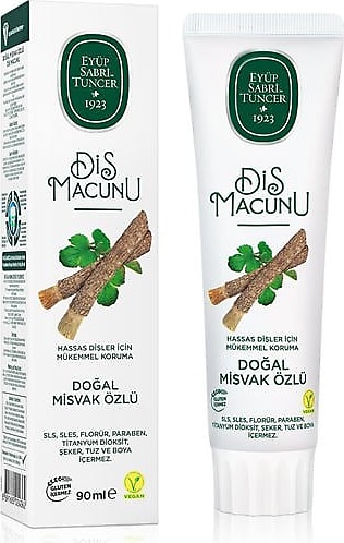 Eyüp Sabri Tuncer Doğal Misvak Özlü Florürsüz Diş Macunu 90 ml
