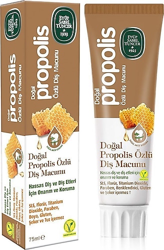 Eyüp Sabri Tuncer Doğal Propolis Özlü Florürsüz Diş Macunu 75 ml