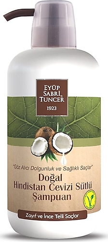 Eyüp Sabri Tuncer Hindistan Cevizi Sütlü İnce Telli Saçlar için Şampuan 600 ml