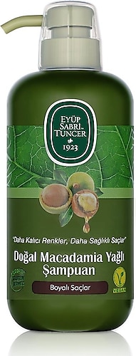Eyüp Sabri Tuncer Macadamia Yağlı Boyalı Saçlar için Şampuan 600 ml