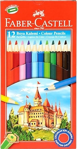 Faber Castell 12'li Kuru Boya