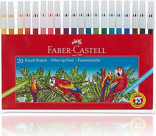 Faber-Castell 20'li Keçeli Kalem Seti