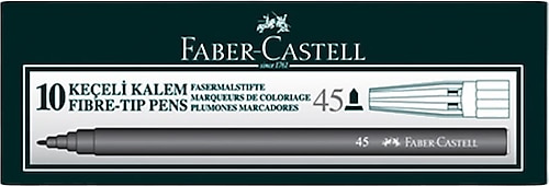 Faber-Castell 45 10'lu Paket Keçeli Kalem Seti
