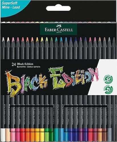 Faber-Castell Black Edition 36'lı Kuru Boya Seti