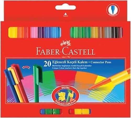 Faber-Castell Eğlenceli 20'li Keçeli Kalem Seti