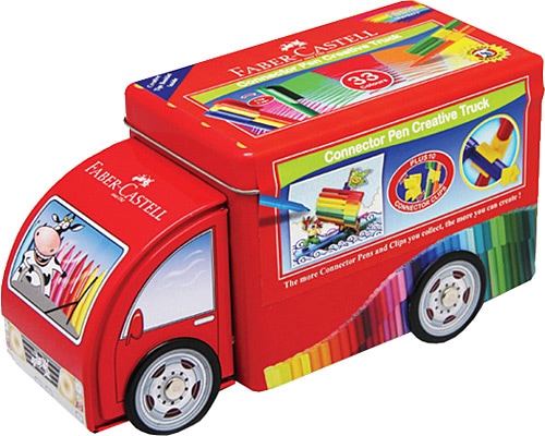 Faber-Castell Eğlenceli Kamyon 33'lü Keçeli Kalem Seti