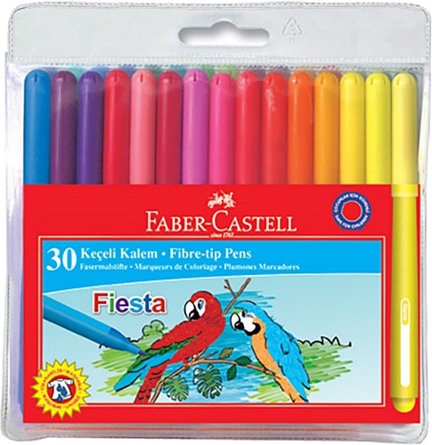 Faber-Castell Fiesta 30'lu Keçeli Kalem Seti
