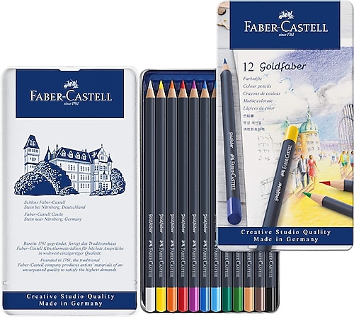 Faber-Castell Goldfaber 12'li Kuru Boya Seti