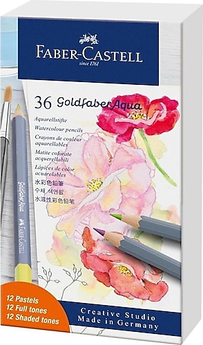 Faber-Castell Goldfaber Aqua Pastel 36'lı Kuru Boya Seti