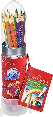 Faber-Castell Grip Roket 15'li Kuru Boya Seti