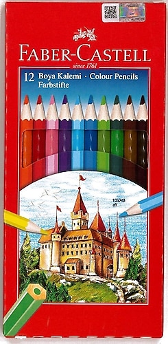 Faber-Castell Yayınları Kuru Boya Faber 12'li