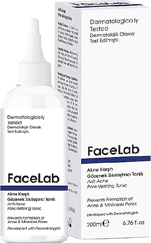 FaceLab Akne Karşıtı Gözenek Sıkılaştırıcı Tonik 200 ml