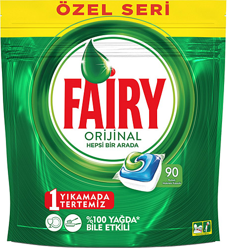 Fairy Hepsi Bir Arada Özel Seri Bulaşık Makinesi Tableti 90'lı