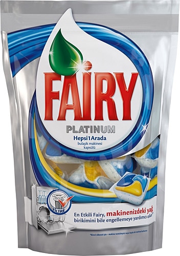 Fairy Platinum Limon 100'lü Bulaşık Makinesi Kapsülü
