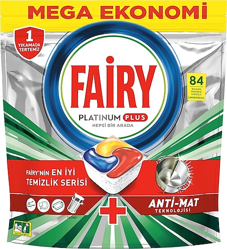 Fairy Platinum Plus Bulaşık Makinesi Tableti 84'lü