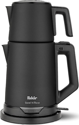 Fakir Steel N More Siyah 1650 W Çelik Çay Makinesi
