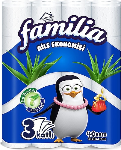 Familia Aloe Vera Özlü 40'lı Tuvalet Kağıdı