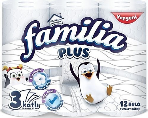 Familia Plus 3 Katlı 12'li Tuvalet Kağıdı