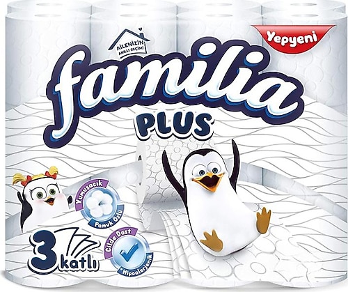 Familia Plus 3 Katlı 128'li Tuvalet Kağıdı