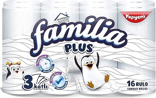 Familia Plus 3 Katlı 16'lı Tuvalet Kağıdı