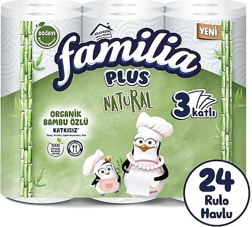 Familia Plus Natural 24'lü Kağıt Havlu