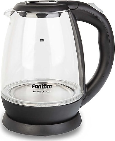 Fantom Fokurdak KT 4000 Siyah Cam Kettle