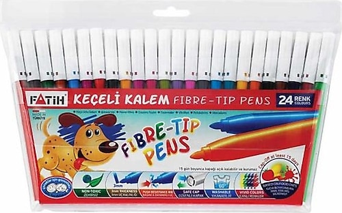Fatih 24'lü Keçeli Boya Kalemi Seti