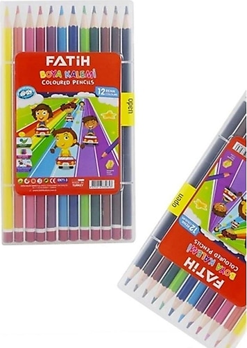 Fatih Çantalı 12'li Kuru Boya Seti