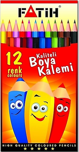 Fatih Tam Boy 12'li Kuru Boya Seti