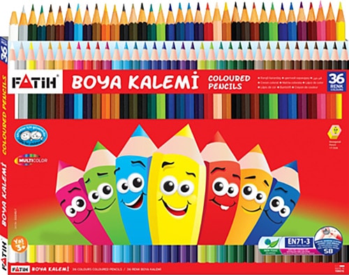 Fatih Tam Boy 36'lı Kuru Boya Seti