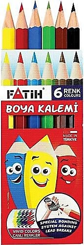 Fatih Tam Boy 6'lı Kuru Boya Seti