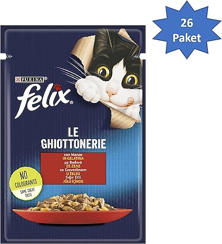 Felix 85 gr 26'lı Yetişkin Kedi Yaş Maması