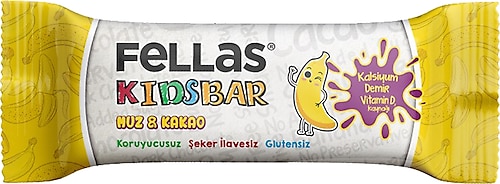 Fellas Kids Muzlu Ve Kakaolu 28 gr Meyve Barı
