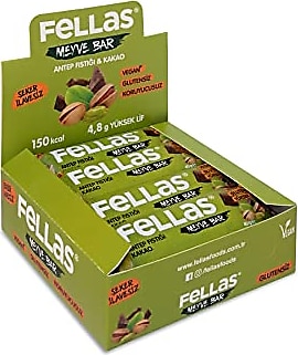 Fellas Nuts 40 gr 12'li Antep Fıstığı ve Kakaolu Bar