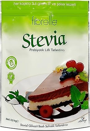 Fibrelle Prebiyotik Lifli Stevia Lı Toz Tatlandırıcı 2,5 Kg