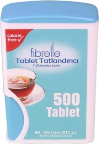 Fibrelle Sakarinli Tatlandırıcı 500 Tablet