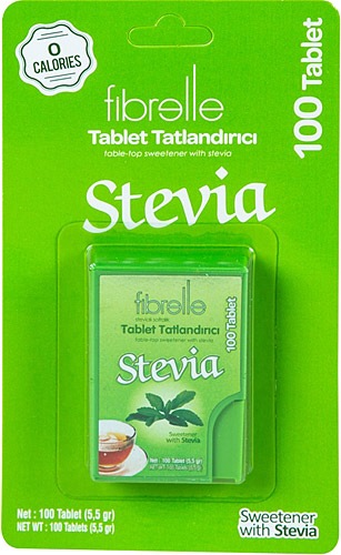Fibrelle Stevia 100 Tablet Tatlandırıcı