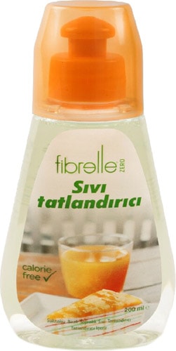 Fibrelle Zero Sukralozlu 200 ml Sıvı Tatlandırıcı