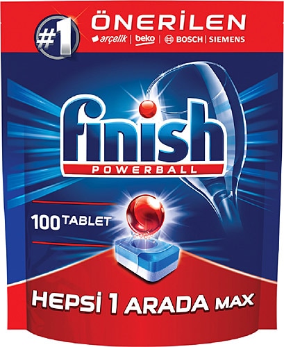 Finish Hepsi Bir Arada Bulaşık Makinesi Tableti 100'lü 2 Adet
