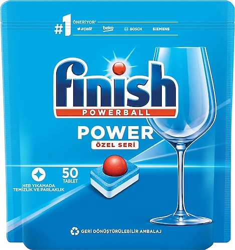 Finish Hepsi Bir Arada Bulaşık Makinesi Tableti 50'li