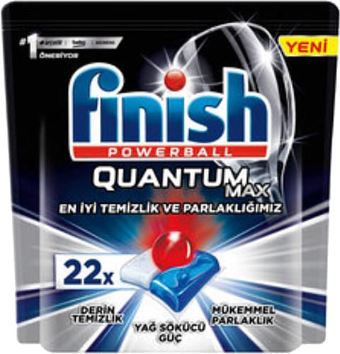 Finish Powerball Quantum Max 22'li Bulaşık Makinesi Tableti