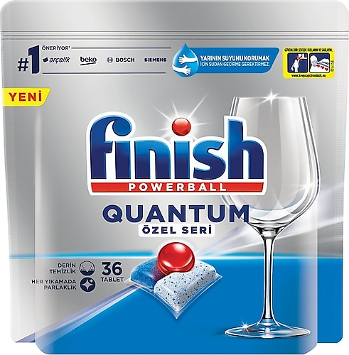 Finish Quantum Bulaşık Makinesi Tableti 36'lı