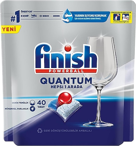 Finish Quantum Bulaşık Makinesi Tableti 40'lı