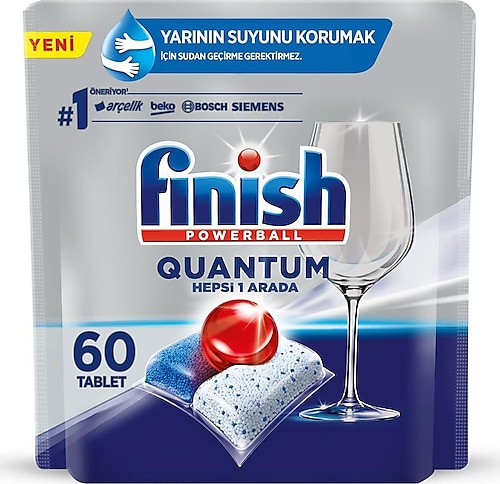 Finish Quantum Bulaşık Makinesi Tableti 60'lı