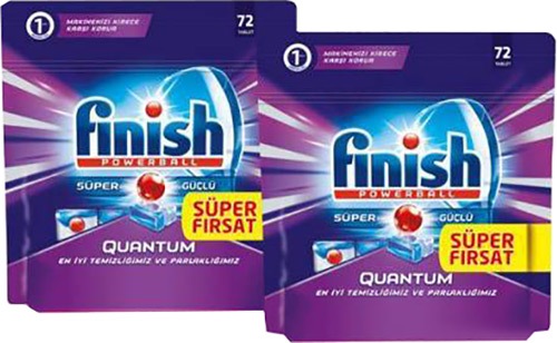 Finish Quantum Bulaşık Makinesi Tableti 72'li 2 Adet