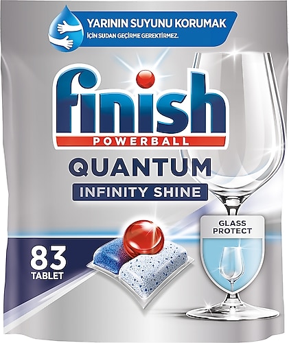 Finish Quantum Infinity Shine Bulaşık Makinesi Tableti 83'lü