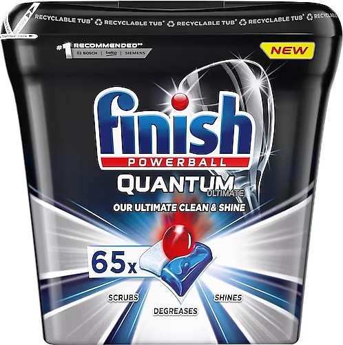 Finish Quantum Max 65 Yıkama Tablet Bulaşık Makinesi Deterjanı 65 Adet