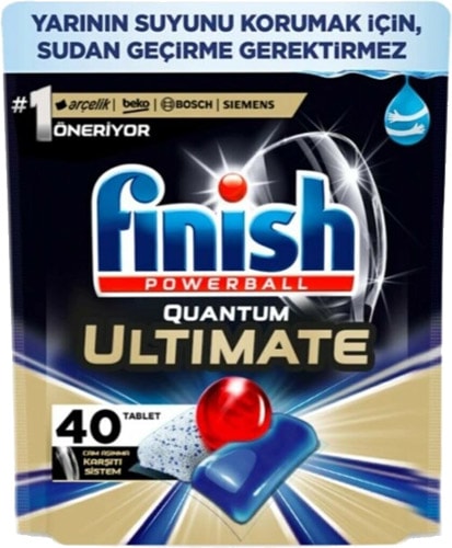 Finish Quantum Ultimate Bulaşık Makinesi Tableti 40'lı